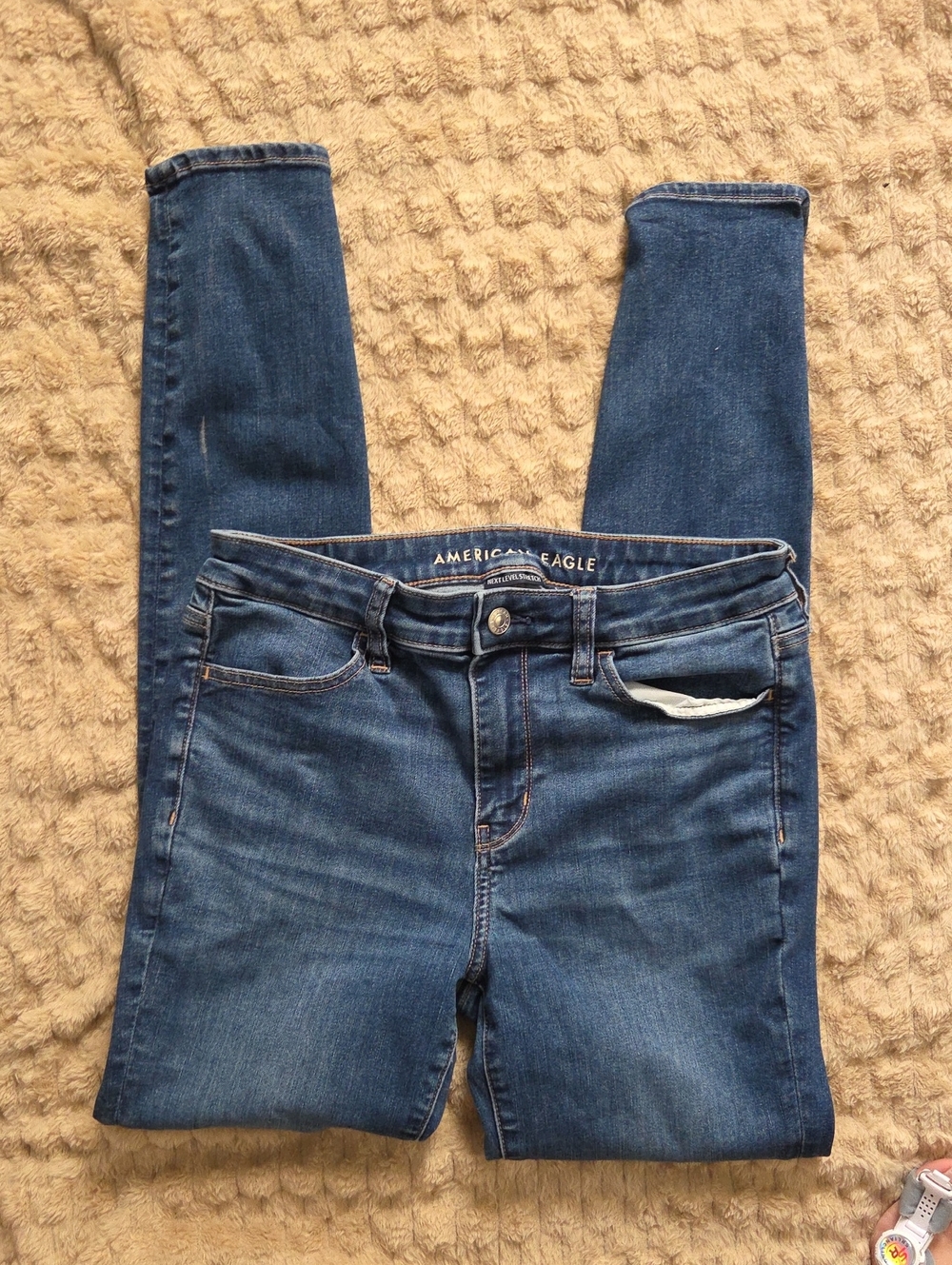 American Eagle Outfitters Dark Blue Skinny Jeans